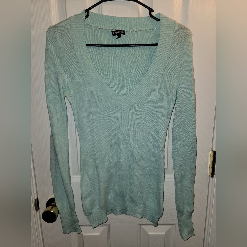 Express Mint Green Sweater